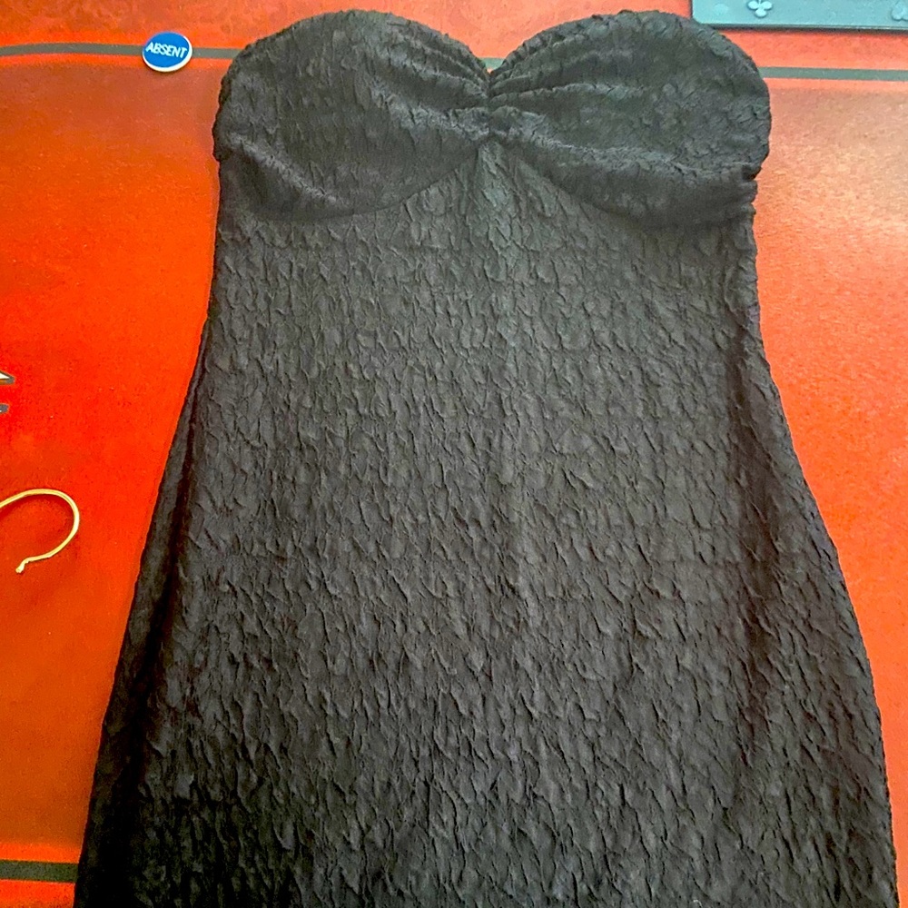 Black lace stretchy dress - super comfortable
